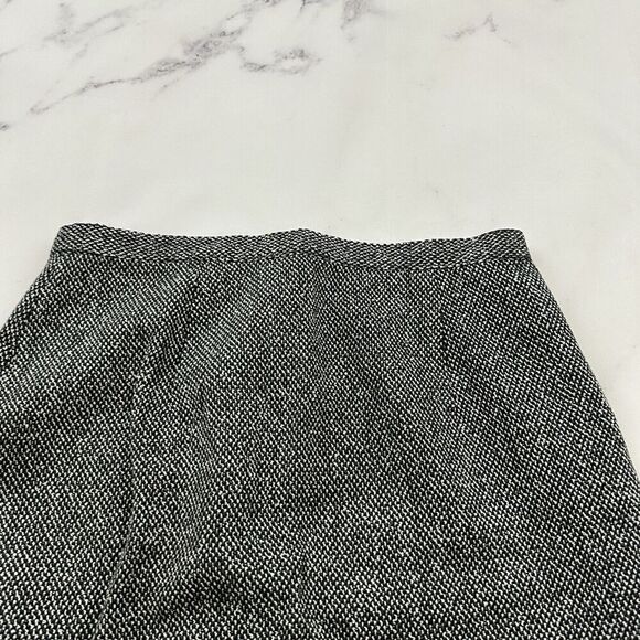 JRT Womens Vintage 90s Tweed Mini Skirt Size 12 New Black White Academia - Picture 2 of 9